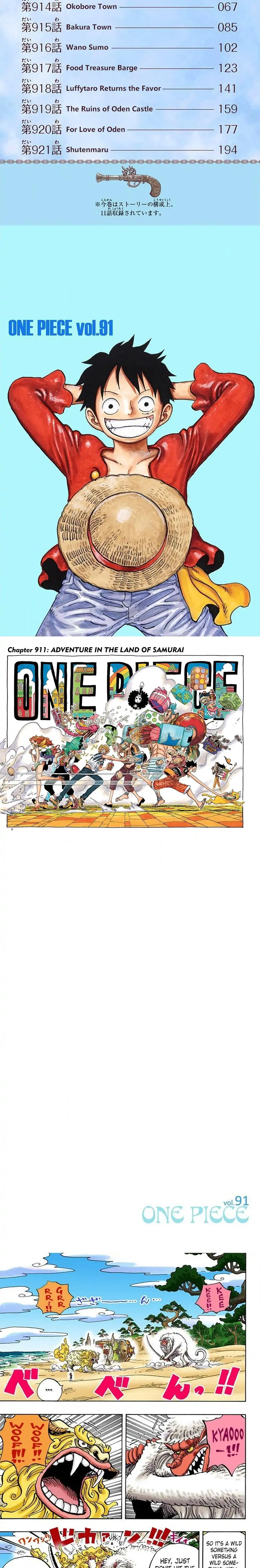 One Piece Digital Colored Chapter 911 image 2